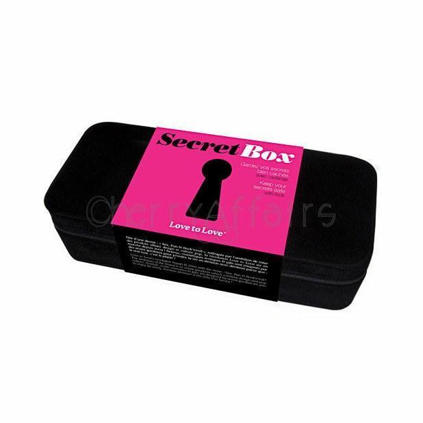 Love to Love - Secret Box (Black) Storage Box - CherryAffairs Singapore