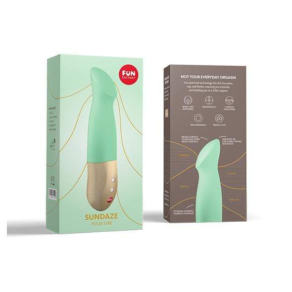 Fun Factory - Sundaze Pulse Vibe (Pistachio) G Spot Dildo (Vibration) Rechargeable 4032498807096 CherryAffairs