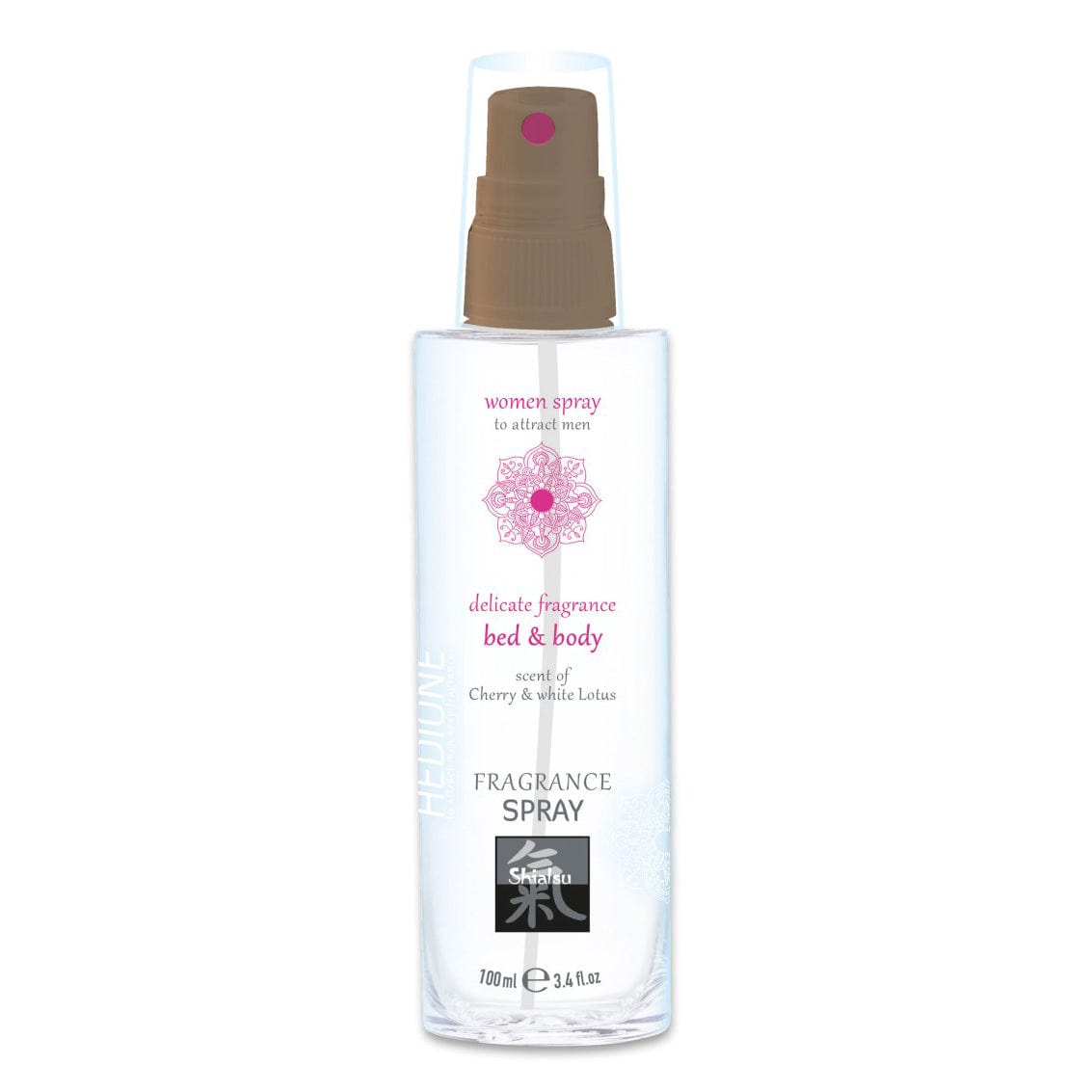 Shiatsu - Hedione Pheromone Spray Bed and Body For Her Cherry White Lotus 100ml Pheromones 4042342005059 CherryAffairs