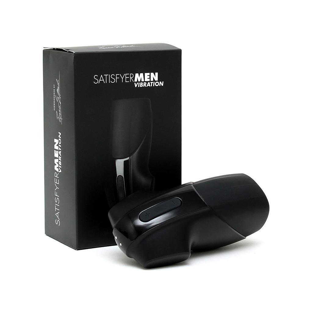 Satisfyer - Men Vibration Rechargeable Masturbator (Black) Masturbator (Hands Free) Rechargeable Singapore