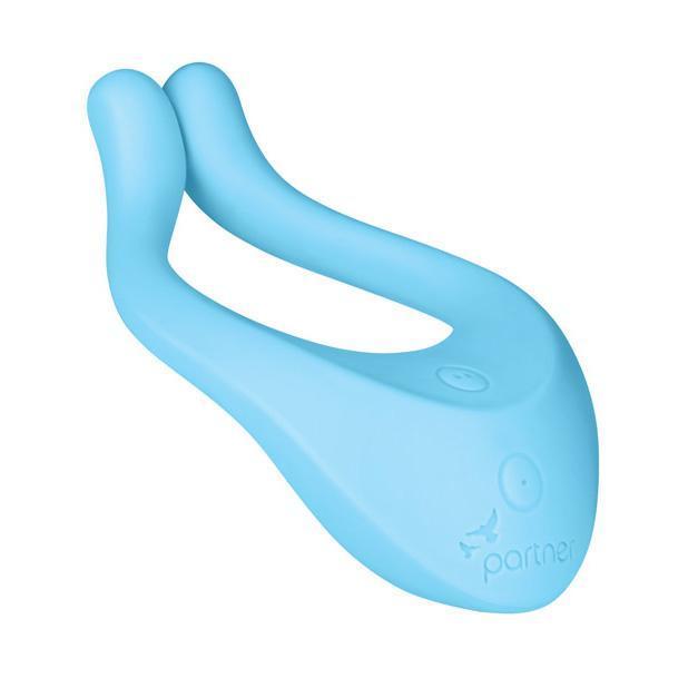 Satisfyer - Partner Multifun 1 Couples' Vibrator (Blue) Couple's Massager (Vibration) Rechargeable Singapore