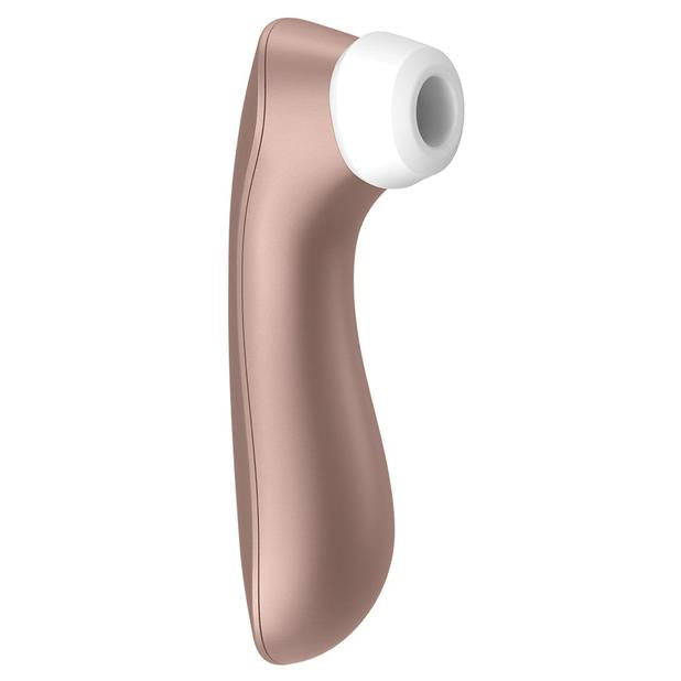 Satisfyer - Pro 2 Vibration Clit Massager (Rose Gold) - Gold - Clit Massager (Vibration) Rechargeable