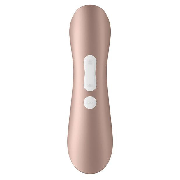 Satisfyer - Pro 2 Vibration Clit Massager (Rose Gold) - Gold - Clit Massager (Vibration) Rechargeable