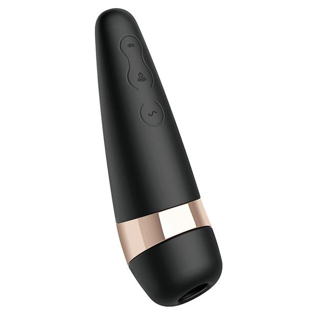 Satisfyer - Pro 3 Vibration Clit Massager (Black) - Black - Clit Massager (Vibration) Rechargeable
