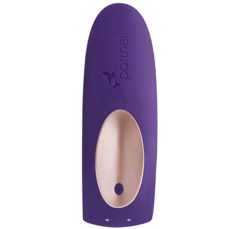 Partner - Plus Couple Toys (Purple) Couple's Massager (Vibration) Rechargeable - CherryAffairs Singapore