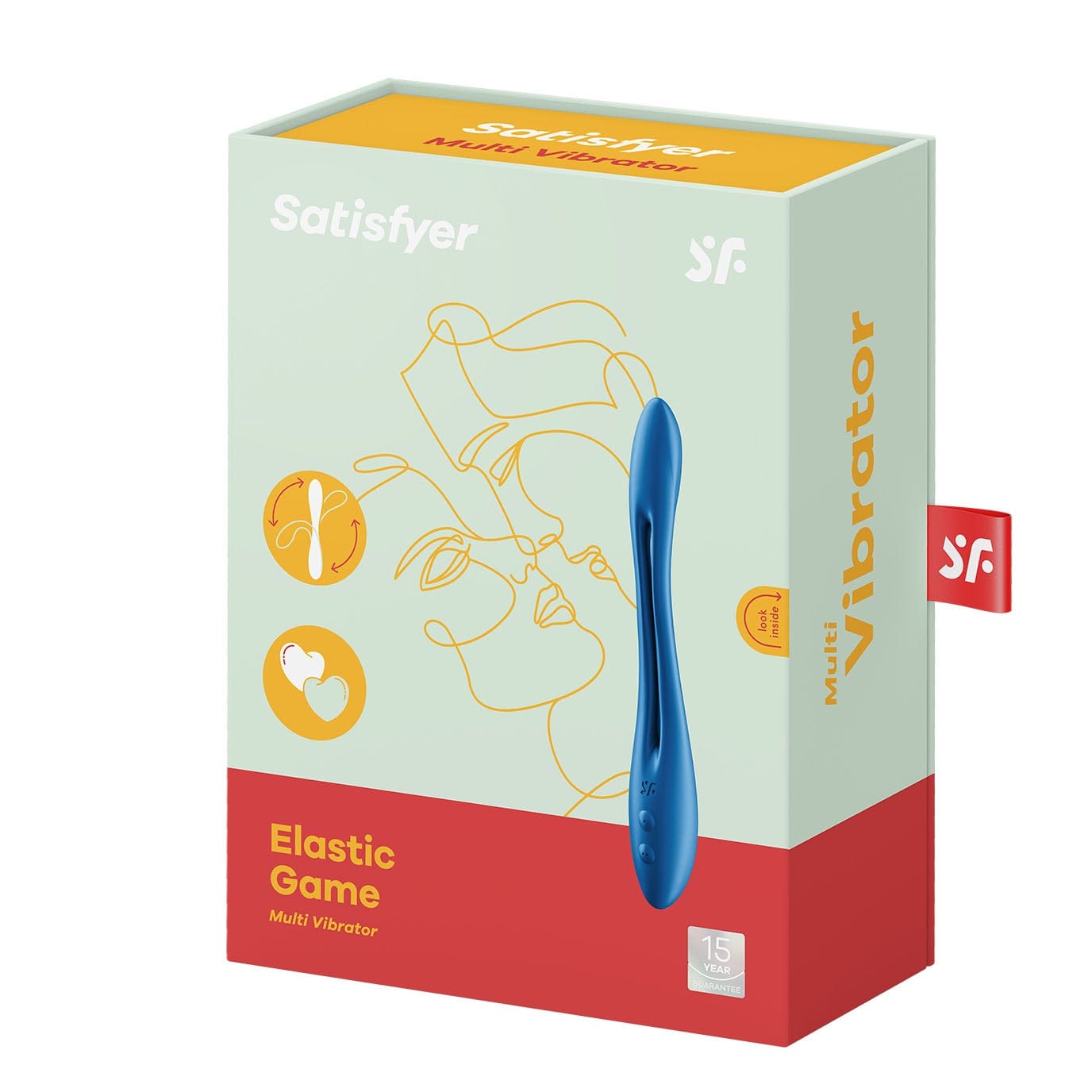 Satisfyer - Elastic Game Flexible Multi Vibrator (Dark Blue) G Spot Dildo (Vibration) Rechargeable 4061504007649 CherryAffairs