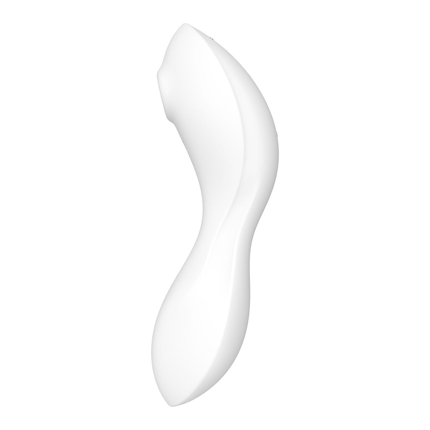 Satisfyer - Curvy App-Controlled Trinity 5 Clitoral Air Stimulator Vibrator (White) Clit Massager (Vibration) Rechargeable 4061504036557 CherryAffairs