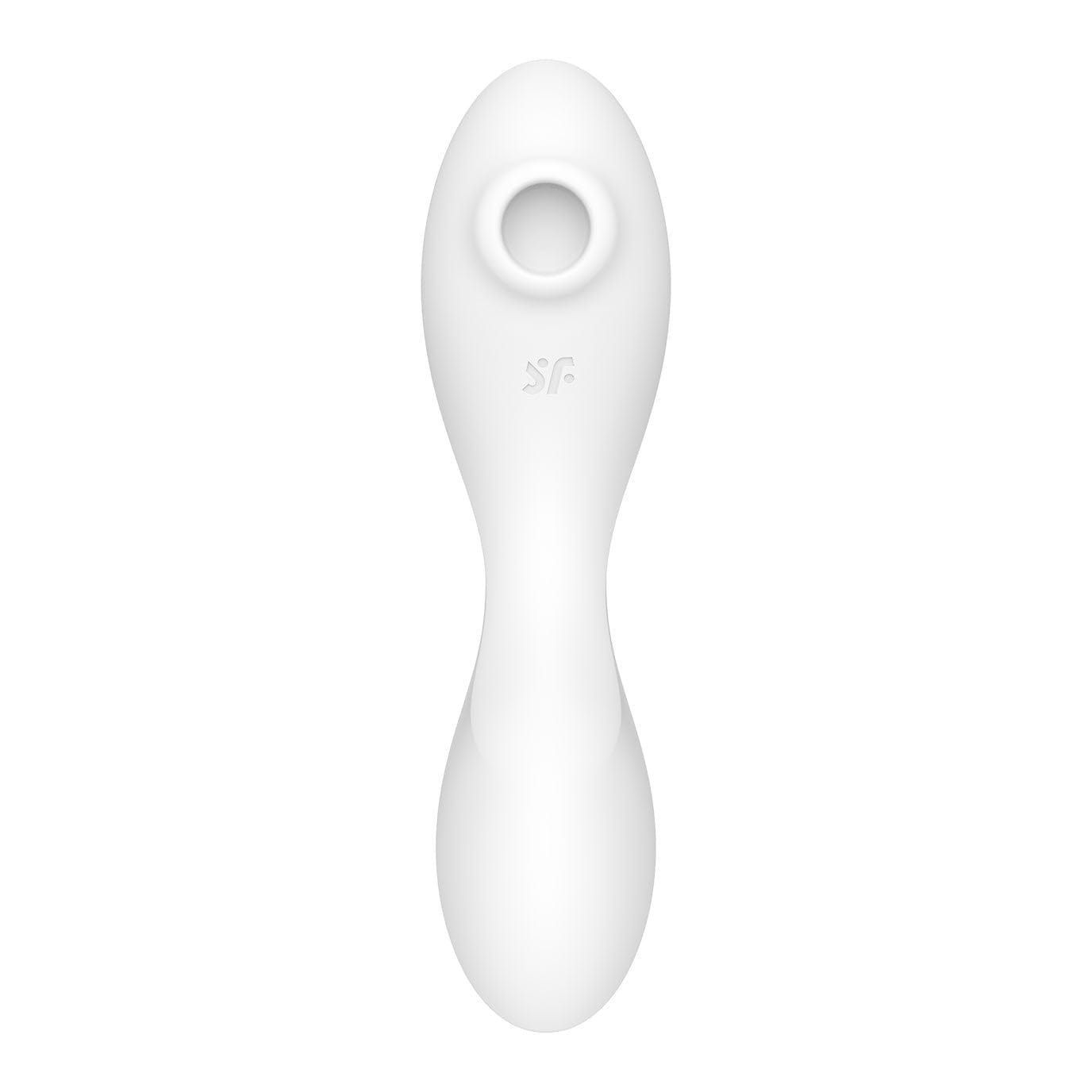 Satisfyer - Curvy App-Controlled Trinity 5 Clitoral Air Stimulator Vibrator (White) Clit Massager (Vibration) Rechargeable 4061504036557 CherryAffairs