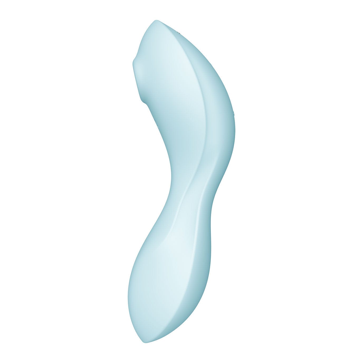 Satisfyer - Curvy App-Controlled Trinity 5 Clitoral Air Stimulator Vibrator (Light Blue) Clit Massager (Vibration) Rechargeable 4061504036564 CherryAffairs
