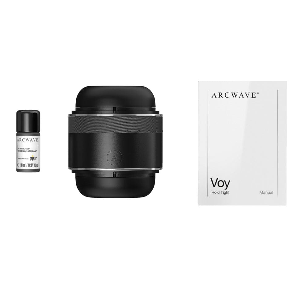 Arcwave - Voy Compact Vibrating Stroker Masturbator (Black) AW1002 CherryAffairs
