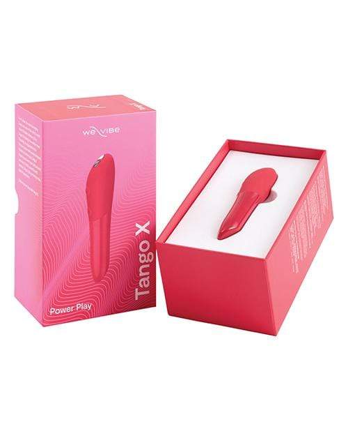 We Vibe - Tango X Power Play Rechargeable Discreet Vibrator (Cherry Red) Discreet Toys 4251460603928 CherryAffairs