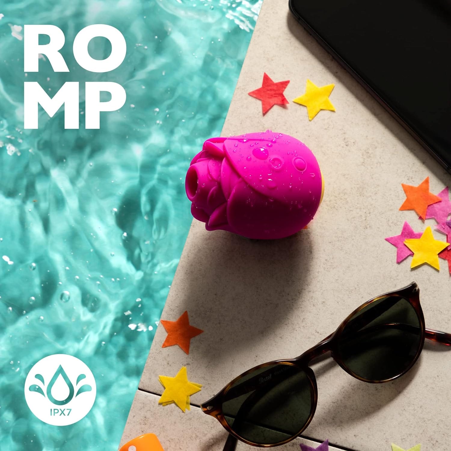 Romp - Rose Clitoral Air Stimulator (Pink) RM1008 CherryAffairs