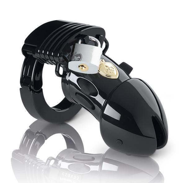 Mystim - Pubic Enemy No 1 Electrosex Cock Cage (Black) - PleasureHobby