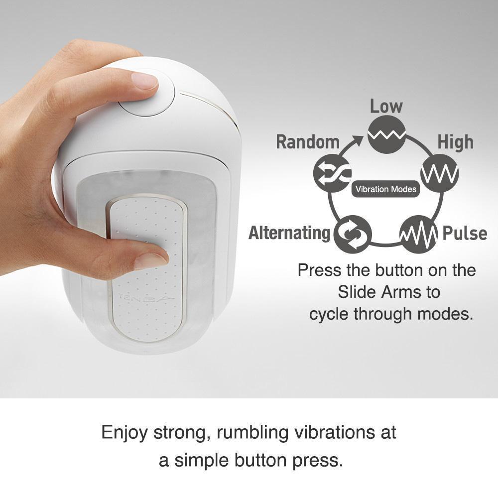 Tenga - Flip Zero 0 Electronic Vibration Mastubator (White) Masturbator Soft Stroker (Vibration) Rechargeable - CherryAffairs Singapore