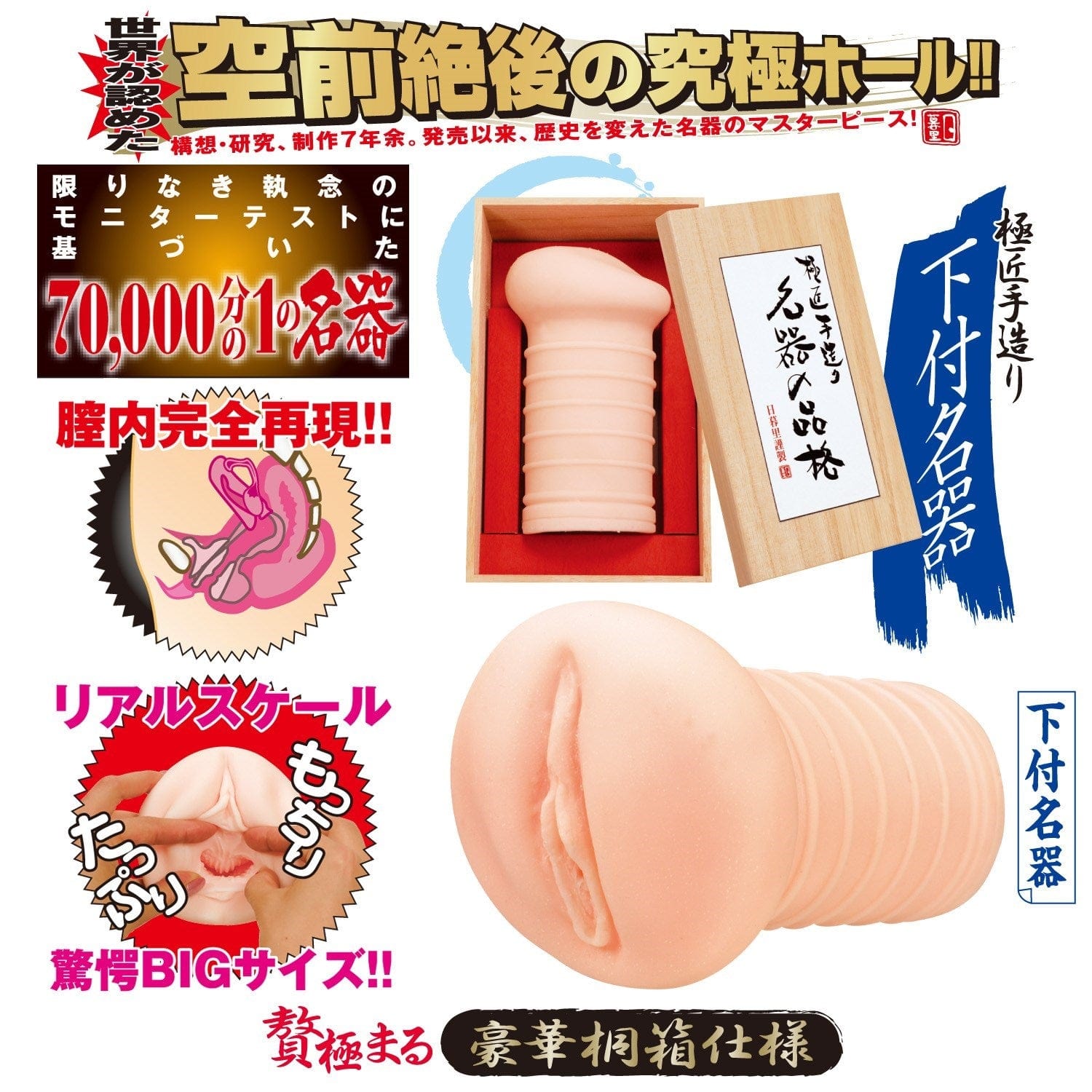 NPG - The Dignity of a Famous Instrument Lower Onahole (Beige) Masturbator Vagina (Non Vibration) 4562160132138 CherryAffairs