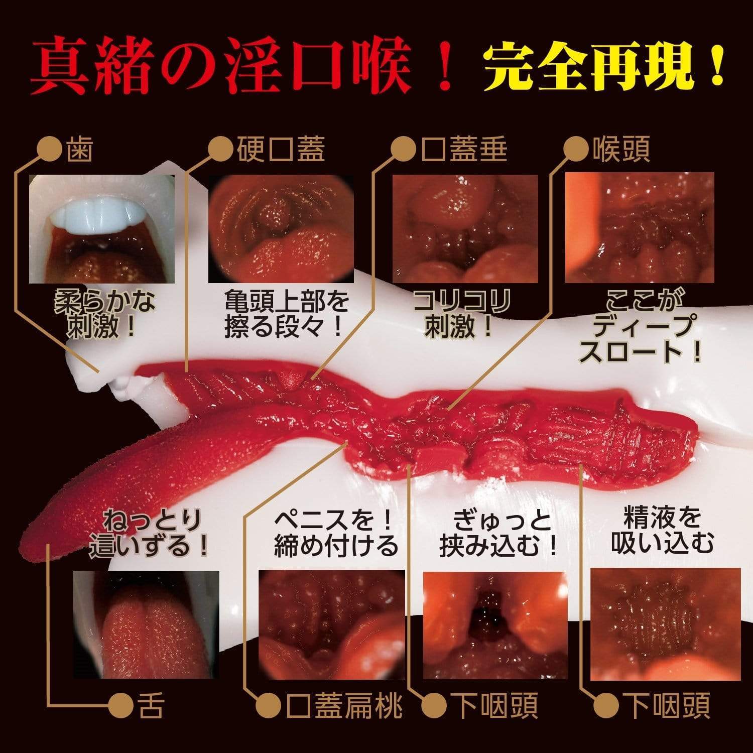 NPG - Super Blow Job Geki Fera Chouzetu Beroteku Mao Hamasaki Meiki Onahole (Beige) Masturbator Mouth (Non Vibration) 4562160137041 CherryAffairs