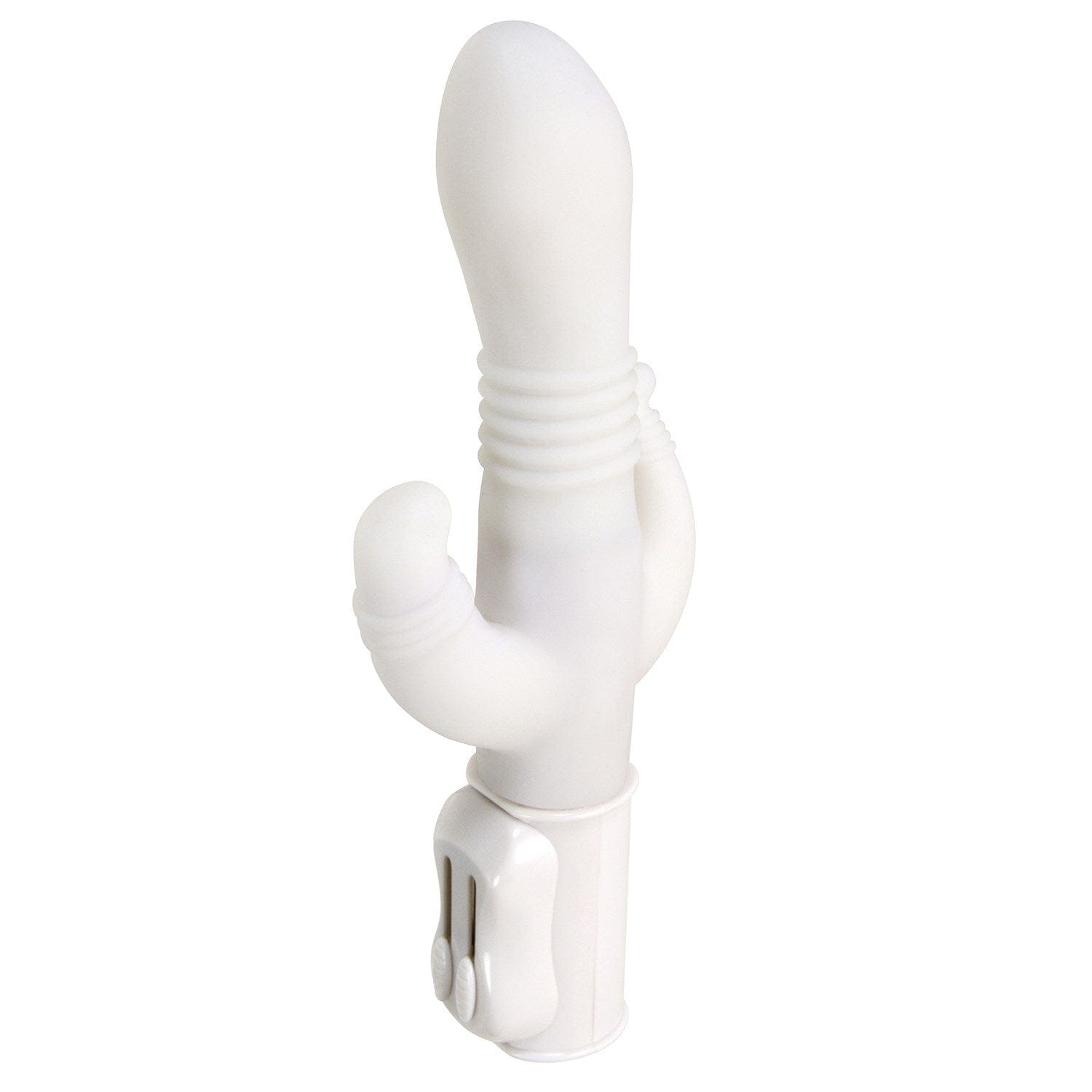 NPG - Thin White Cock Triple Slim Swing Rabbit Vibrator (White) Rabbit Dildo (Vibration) Non Rechargeable 620218300 CherryAffairs