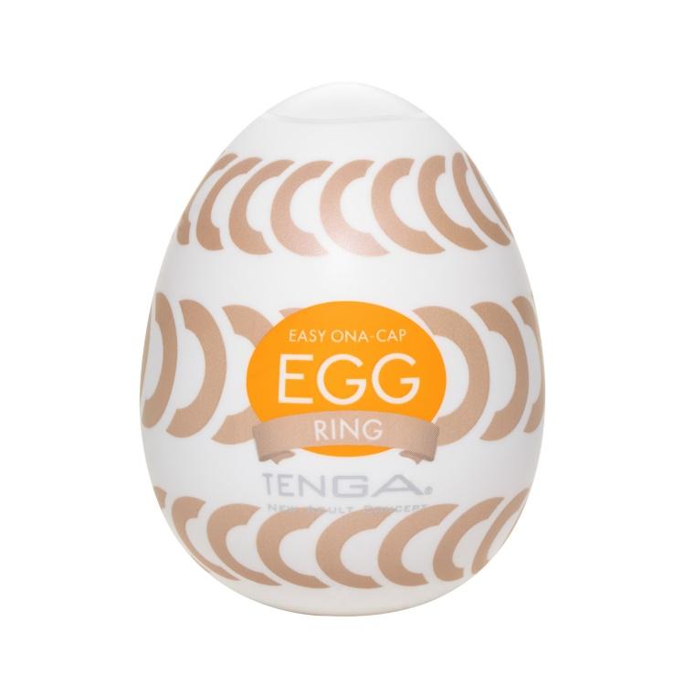 Tenga - Masturbator Egg Ring (Brown) Masturbator Egg (Non Vibration) 4570030970902 CherryAffairs