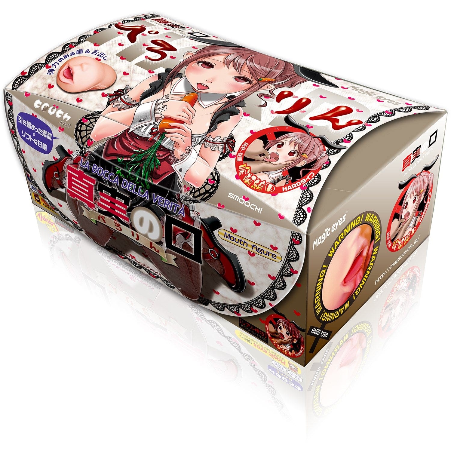 Magic Eyes - Truthful Mouth Perorin Throat Tightening Hard Type Onahole (Beige) Masturbator Mouth (Non Vibration) 4571324242620 CherryAffairs