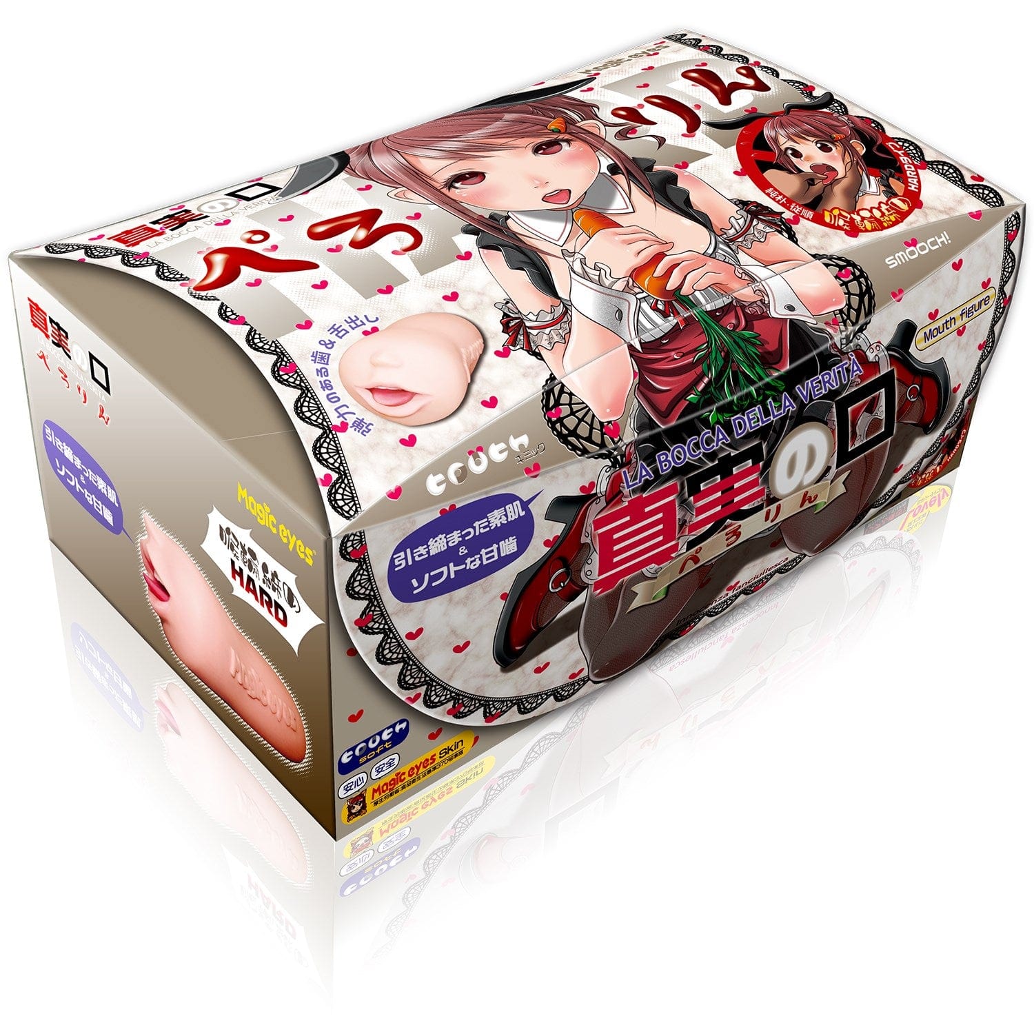 Magic Eyes - Truthful Mouth Perorin Throat Tightening Hard Type Onahole (Beige) Masturbator Mouth (Non Vibration) 4571324242620 CherryAffairs