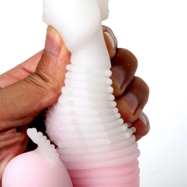 NPG - Hadagokochi Pure Rabbit Vibrator (Pink) Rabbit Dildo (Vibration) Non Rechargeable 4571355625706 CherryAffairs
