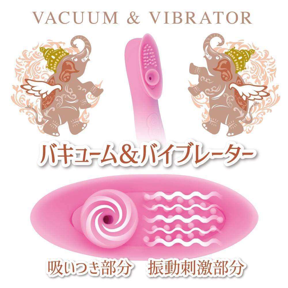 NPG - Rolo Porte Vacuum Rotor Vibrator (Pink) Clit Massager (Vibration) Rechargeable 4580140054256 CherryAffairs
