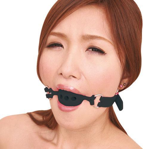 NPG - Captive Premium Kuchimari Ball Gag Medium (Black) Ball Gag 4580160824716 CherryAffairs
