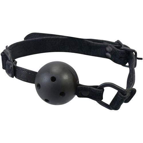 NPG - Captive Velvet Ball Gag (Black) Ball Gag 4580160825430 CherryAffairs