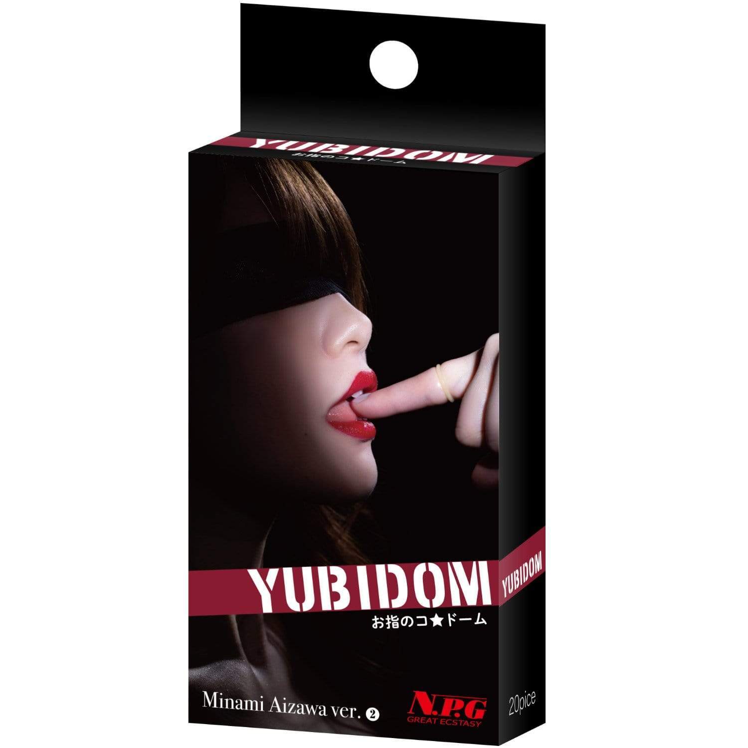 NPG - Yubidom Minami Aizawa Ver.02 Finger Sleeve 20 Pieces (Clear) Novelties (Non Vibration) 4580160829872 CherryAffairs