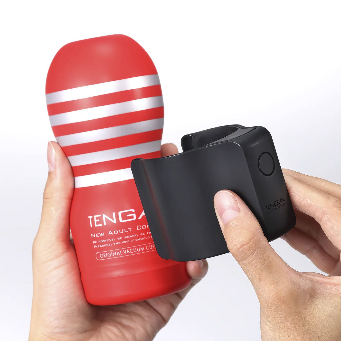 Tenga - Tenga Cup Vibrator The Limited Edition Accessory (Black) TE1241 CherryAffairs