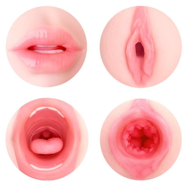 ONDO! - NUPU Mouth Masturbator (Beige) Masturbator Mouth (Non Vibration) Singapore