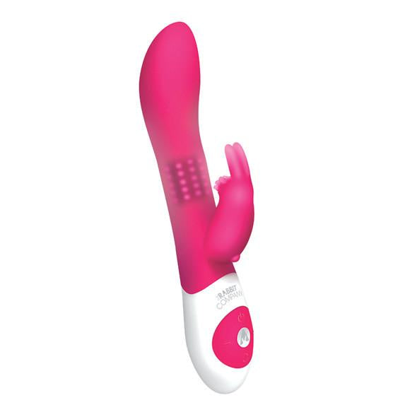 The Rabbit Company - The Beaded Rabbit Vibrator (Pink) - PleasureHobby