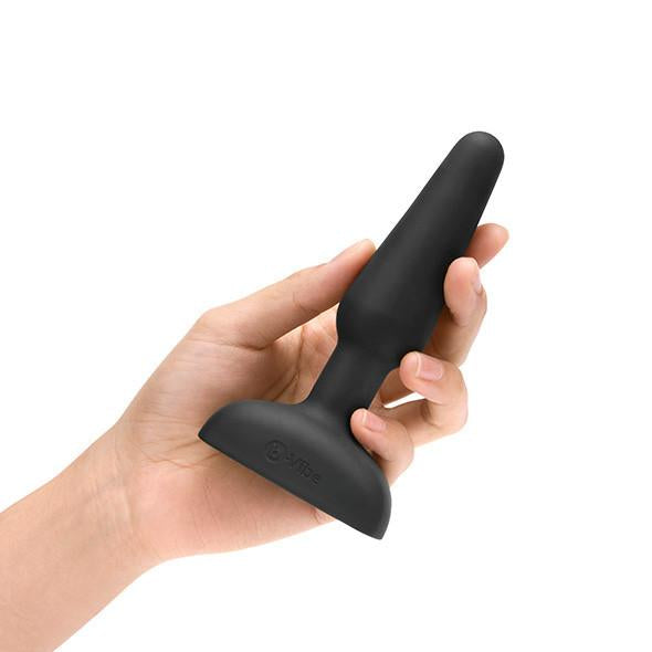 B-Vibe - Trio Remote Control Vibrating Anal Plug (Black) - PleasureHobby