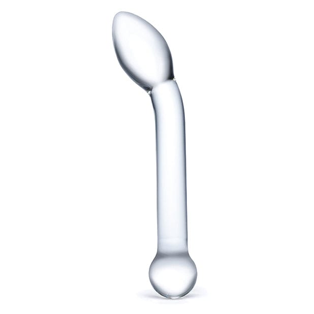 Glas - Slimline G Spot Hand Blown Glass Dildo 8" (Clear) Glass Dildo (Non Vibration) 4890808219225 CherryAffairs