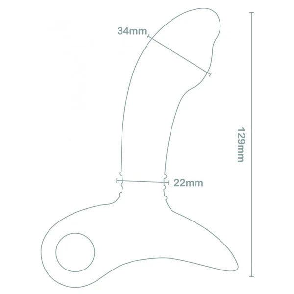 Nexus - Sparta Stroking Motion Prostate Massager (Black)