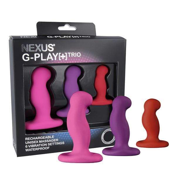 Nexus - G Play Plus Trio Rechargeable Prostate Massager (Multi Colour) Prostate Massager (Vibration) Rechargeable 5060274221056 CherryAffairs