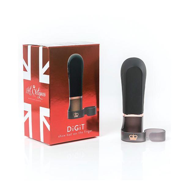 Hot Octopuss - Digit Finger Vibe Vibrator (Black) Clit Massager (Vibration) Rechargeable Durio Asia