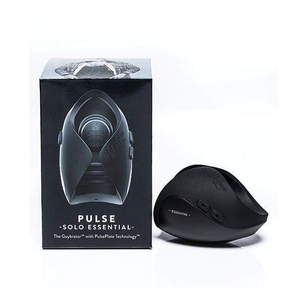 Hot Octopuss - Pulse Solo Essential Masturbator (Black) Masturbator Soft Stroker (Vibration) Rechargeable Durio Asia