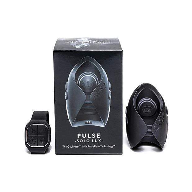 Hot Octopuss - Pulse Solo Lux Masturbator (Black) Masturbator Soft Stroker (Vibration) Rechargeable Durio Asia