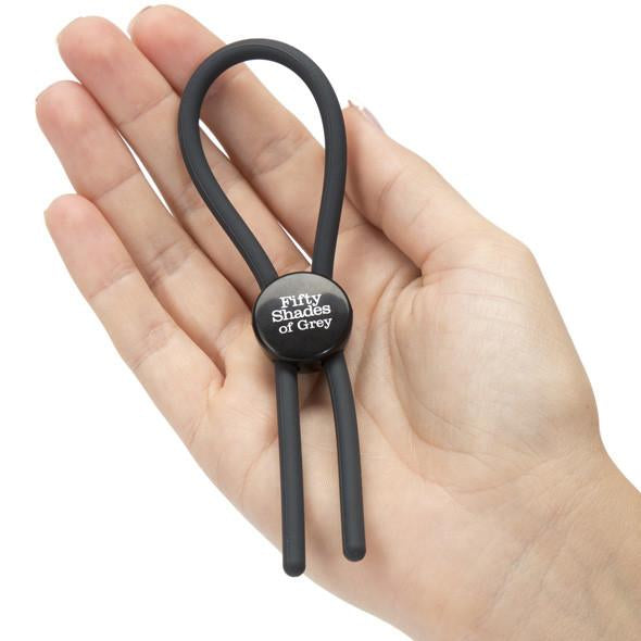 Fifty Shades of Grey - Again and Again Adjustable Cock Ring - PleasureHobby