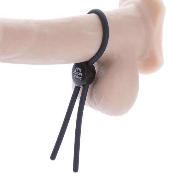 Fifty Shades of Grey - Again and Again Adjustable Cock Ring - PleasureHobby