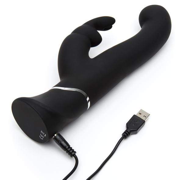 Love Honey - Happy Rabbit G Spot Stroker Rabbit Vibrator (Black) Rabbit Dildo (Vibration) Rechargeable 293480475 CherryAffairs