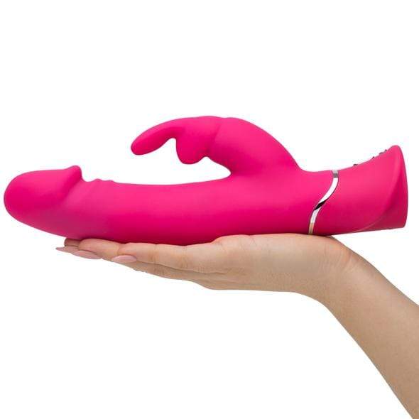 Love Honey - Happy Rabbit Realistic Dual Density Rabbit Vibrator (Pink) Rabbit Dildo (Vibration) Rechargeable 293480909 CherryAffairs