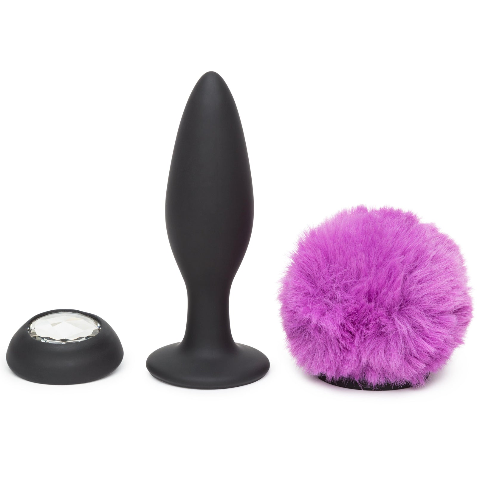 Love Honey - Happy Rabbit Rechargeable Vibrating Butt Plug Medium (Multi Colour) Anal Plug (Vibration) Rechargeable 319751487 CherryAffairs