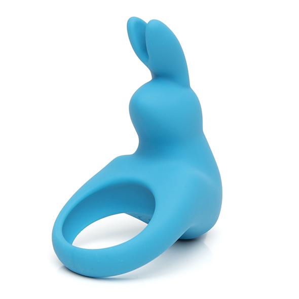 Love Honey - Happy Rabbit Vibrating Cock Ring (Blue) Silicone Cock Ring (Vibration) Rechargeable 5060779237354 CherryAffairs