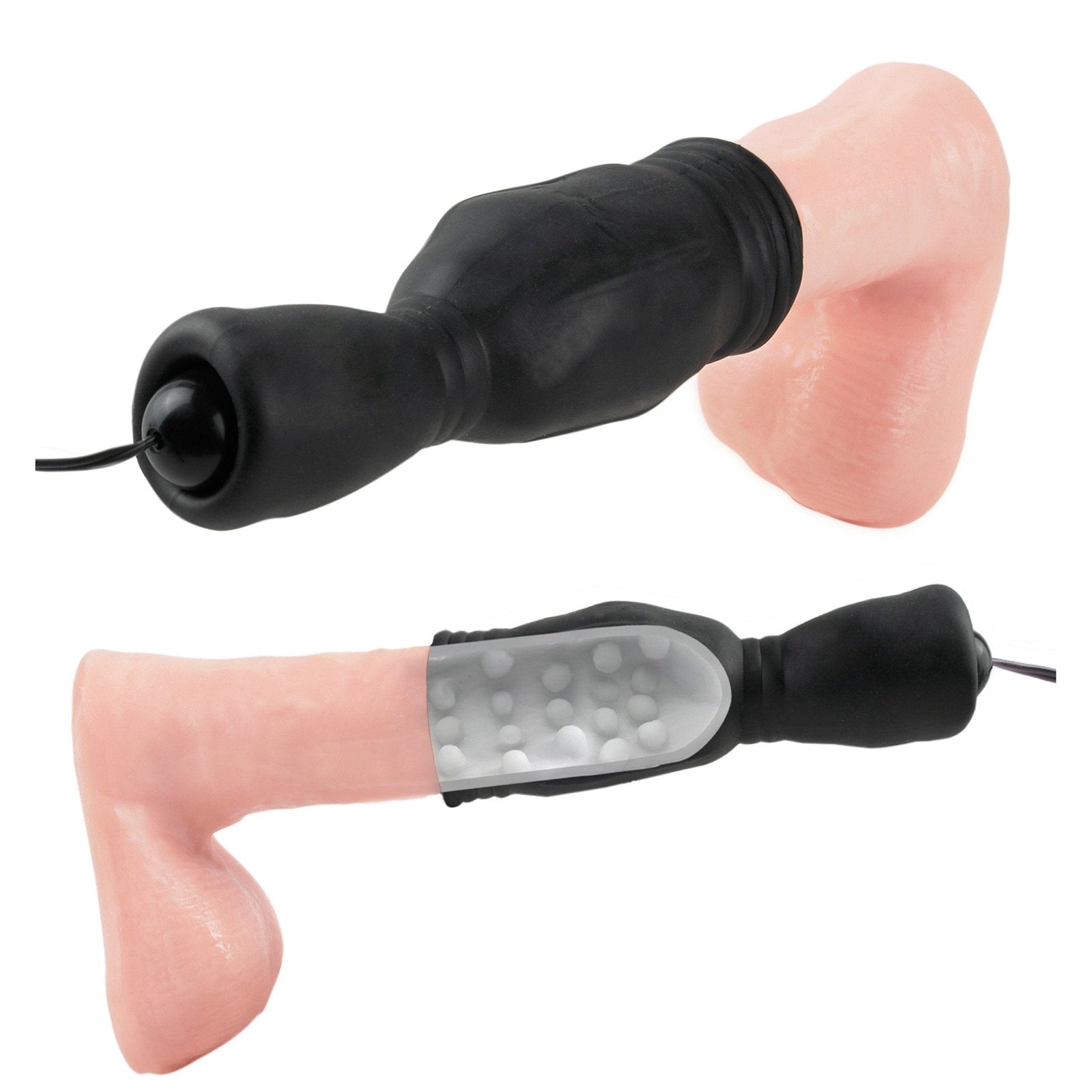 Pipedream - Fetish Fantasy Series Vibrating Head Teazer (Black) - PleasureHobby