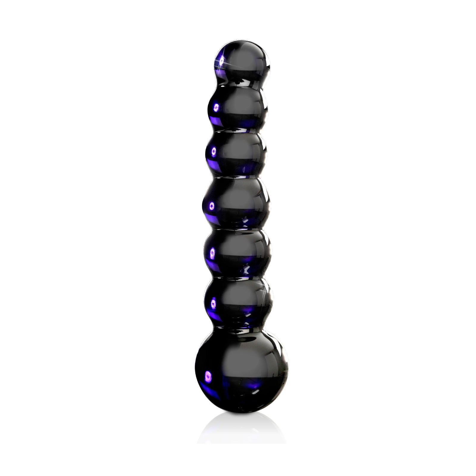 Pipedream - Icicles No 51 Hand Blown Glass Massager - Blue - Glass Dildo (Non Vibration)