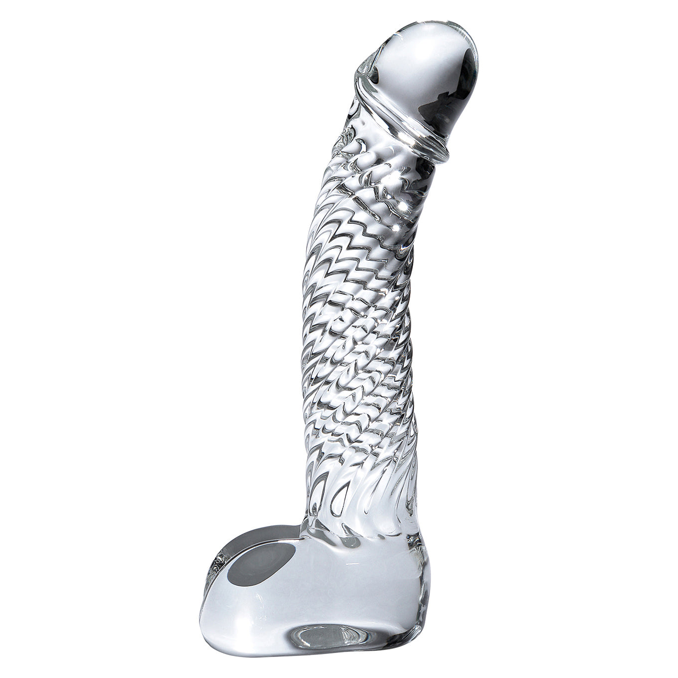 Pipedream - Icicles No. 61 Glass Dildo - Clear - Glass Dildo (Non Vibration)