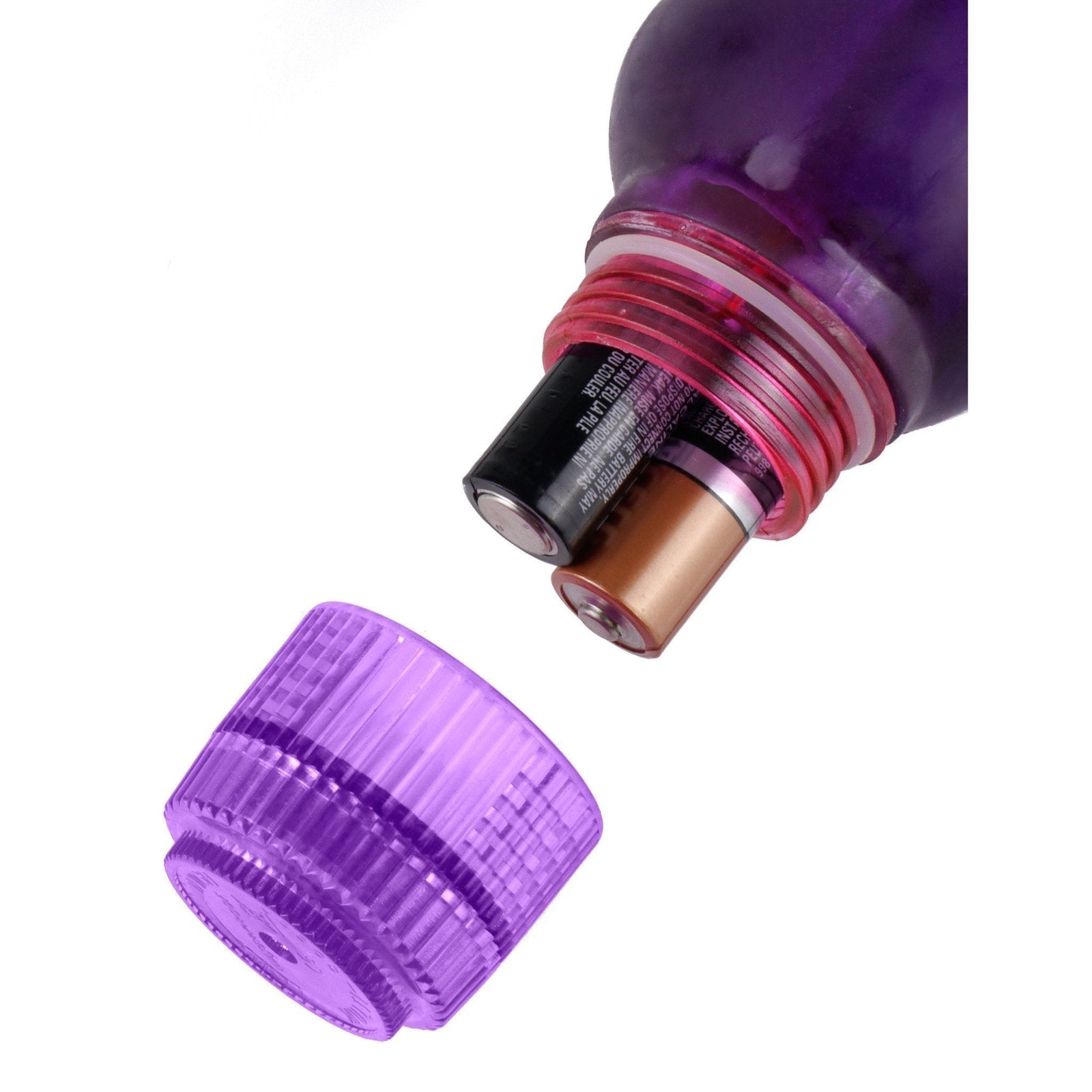 Pipedream - Juicy Jewels Orchid Ecstasy (Purple) Non Realistic Dildo w/o suction cup (Vibration) Non Rechargeable - CherryAffairs Singapore
