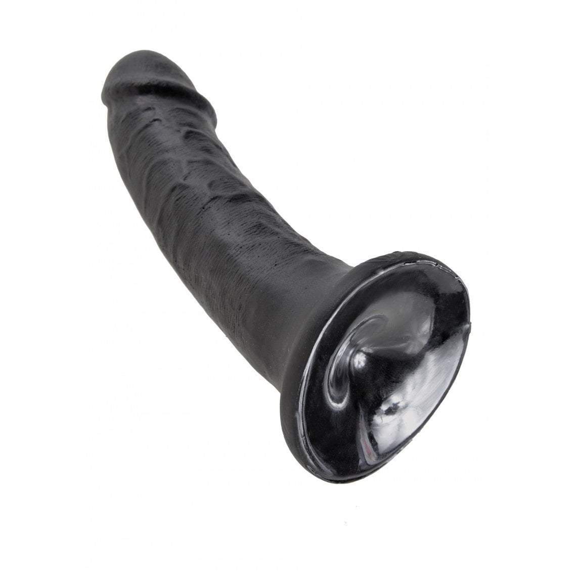 Pipedream - King Cock 6" Cock (Black) Realistic Dildo with suction cup (Non Vibration)